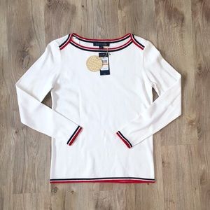 NWT Tommy Hilfiger Ivy Cotton Sweater Size Small
